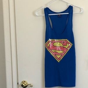 Supergirl graphic tank.